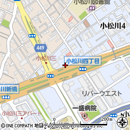 小松川橋歯科医院周辺の地図