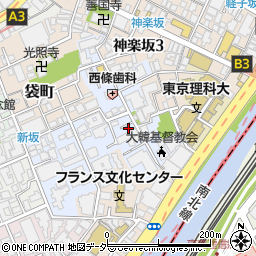 東京都新宿区若宮町27周辺の地図