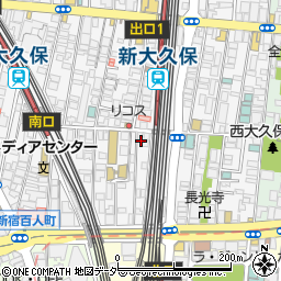 東京都新宿区百人町1丁目9-12周辺の地図