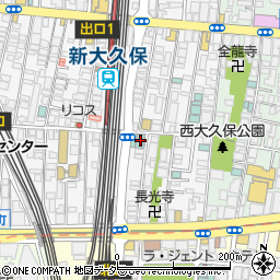 東京都新宿区百人町1丁目8-15周辺の地図