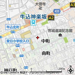東京都新宿区北町13周辺の地図