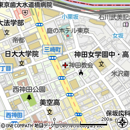 東京都千代田区西神田1丁目3周辺の地図