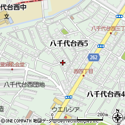 千葉県八千代市八千代台西周辺の地図