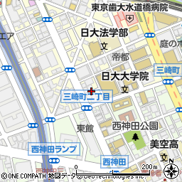 東京都千代田区神田三崎町2丁目4周辺の地図
