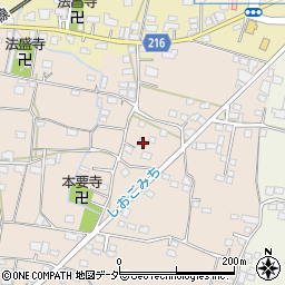 山梨県甲州市塩山下塩後692周辺の地図