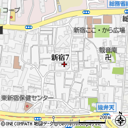 Ｍａｕｎａ新宿周辺の地図