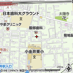 東京都小金井市東町4丁目27周辺の地図