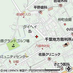 千葉県匝瑳市八日市場イ997周辺の地図