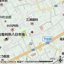 千葉県匝瑳市八日市場イ2822周辺の地図