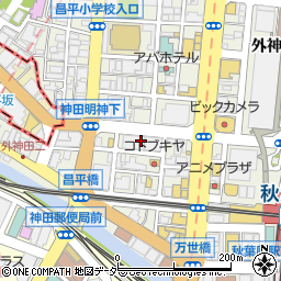 東京都千代田区外神田1丁目7周辺の地図
