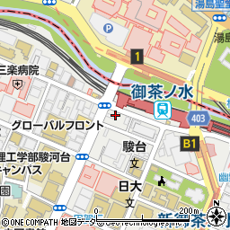三菱ＵＦＪ銀行御茶ノ水駅前 ＡＴＭ周辺の地図