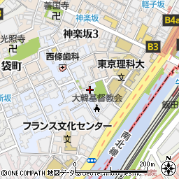 東京都新宿区若宮町21周辺の地図