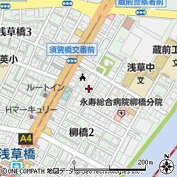 東京名水代行台東コールセンター周辺の地図