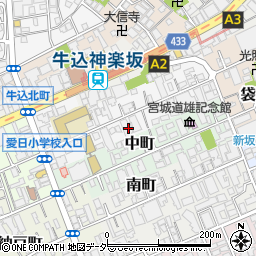 東京都新宿区北町12周辺の地図