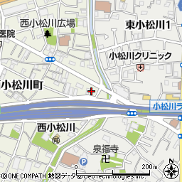 東京都江戸川区西小松川町32周辺の地図
