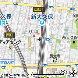 東京都新宿区百人町1丁目9-14周辺の地図