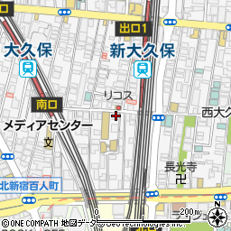 東京都新宿区百人町1丁目13-18周辺の地図