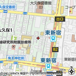 ホームステット・新宿周辺の地図