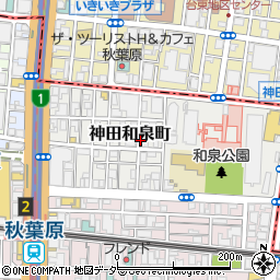 東京都千代田区神田和泉町1周辺の地図