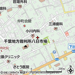 千葉県匝瑳市八日市場イ2789周辺の地図