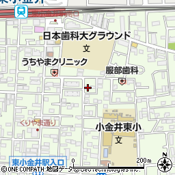 東京都小金井市東町4丁目28-8周辺の地図