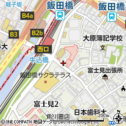 日本調剤飯田橋薬局周辺の地図