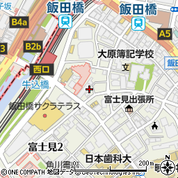 鶏料理と蔵元直送日本酒 鳥羽 ‐TOBA‐ 飯田橋周辺の地図