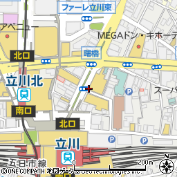 スシロー 立川駅北口店周辺の地図