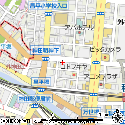 ファミリーマート外神田一丁目店周辺の地図