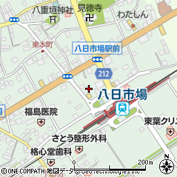 千葉県匝瑳市八日市場イ111周辺の地図