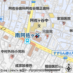 東京都杉並区阿佐谷南1丁目15周辺の地図