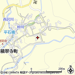 山梨県甲府市上積翠寺町525周辺の地図