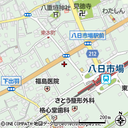 千葉県匝瑳市八日市場イ135周辺の地図