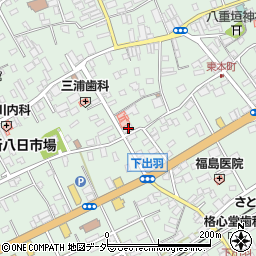 千葉県匝瑳市八日市場イ2832周辺の地図