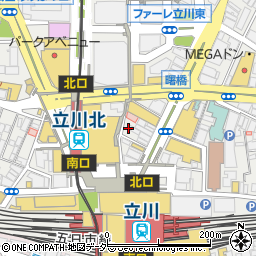 日高屋 立川北口店周辺の地図