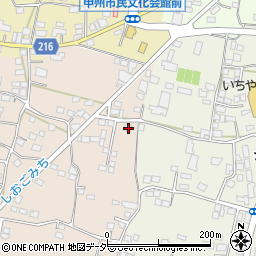 山梨県甲州市塩山下塩後769-1周辺の地図