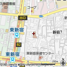チャームスイート新宿戸山周辺の地図