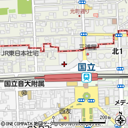 国立駅前ケアプラン受付センター周辺の地図