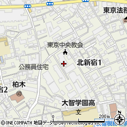 ブレス北新宿周辺の地図