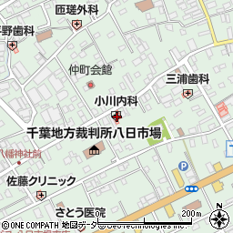 小川内科周辺の地図