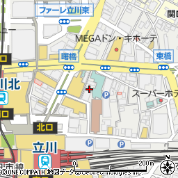 集 つどい 立川北口店周辺の地図
