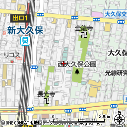 東京都新宿区百人町1丁目3-3周辺の地図