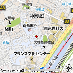 東京都新宿区若宮町18周辺の地図