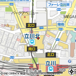 アクセーヌ化粧品　立川高島屋コーナー周辺の地図