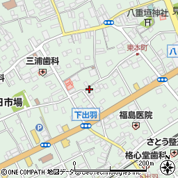 千葉県匝瑳市八日市場イ262周辺の地図