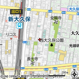 東京都新宿区百人町1丁目4-28周辺の地図