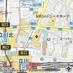 お仏壇の光雲堂　立川店周辺の地図