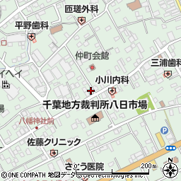 千葉県匝瑳市八日市場イ2609周辺の地図