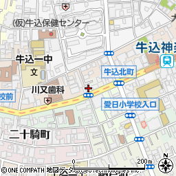 東京都新宿区箪笥町31周辺の地図