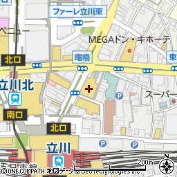 三松　立川店周辺の地図